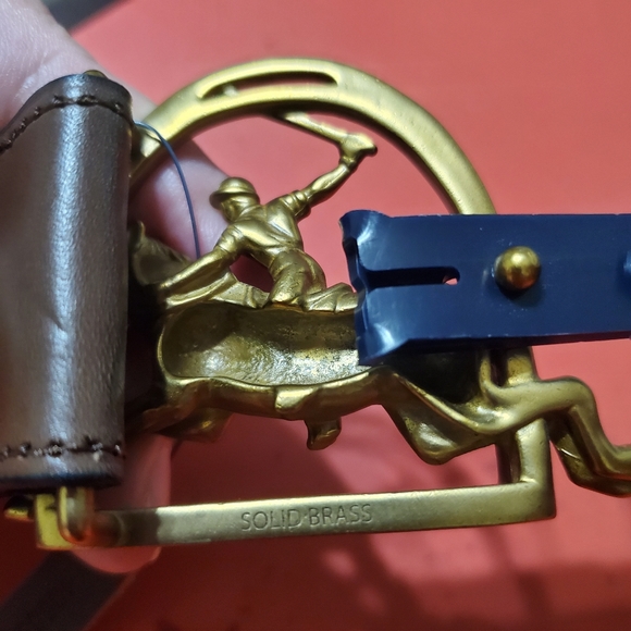 Polo Ralph Lauren EQUESTRIAN STIRRUP BELT BUCKLE - Picture 13 of 16